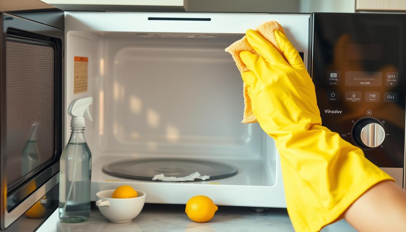 como limpar microondas / tirar cheiro microondas