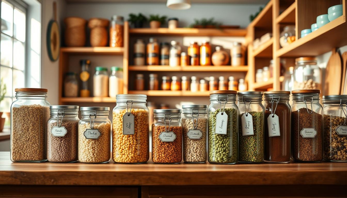 organização de despensa