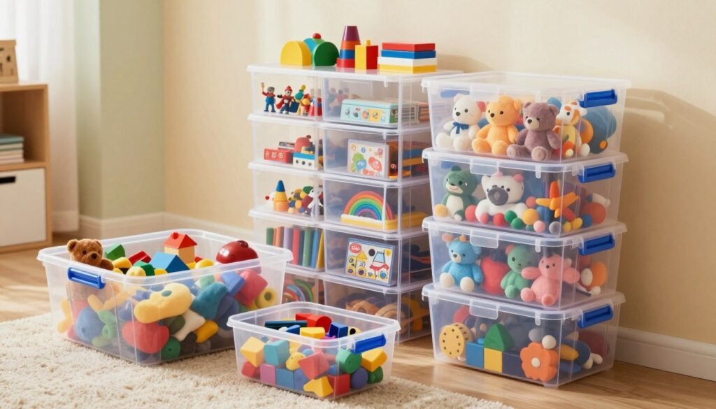 caixas transparentes