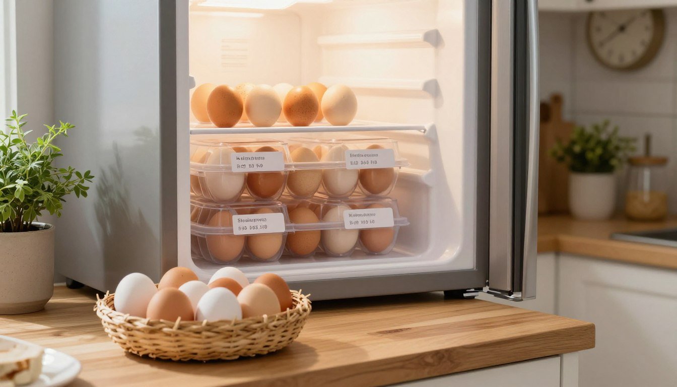 como armazenar ovos corretamente