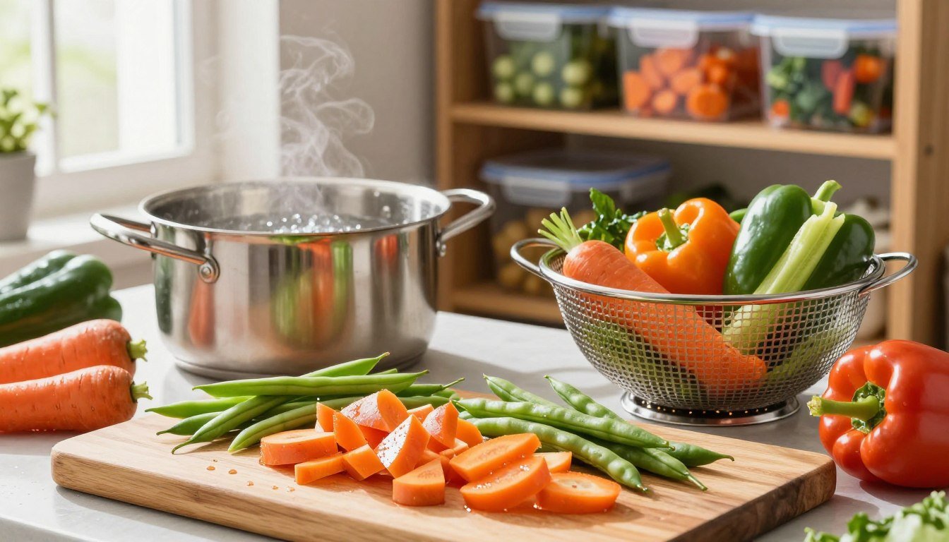 como congelar legumes