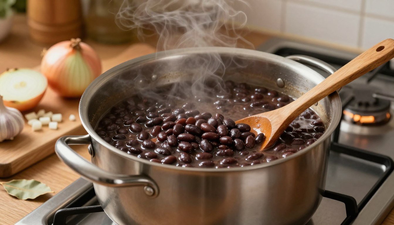 como cozinhar feijão rápido