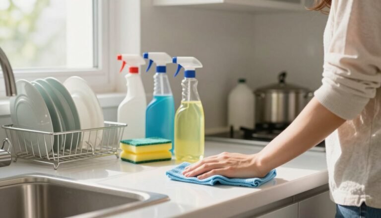 como cuidar da limpeza da cozinha