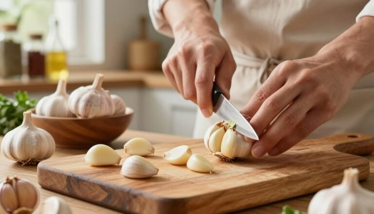 como descascar alho rápido