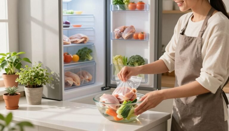 como descongelar alimentos de maneira segura