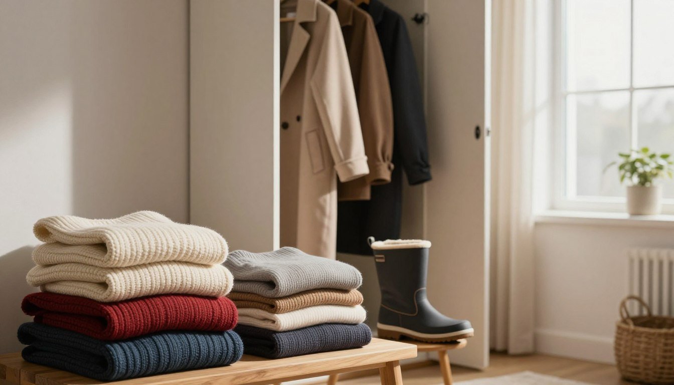 como guardar roupas de inverno