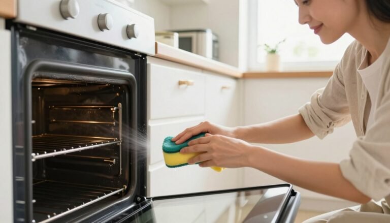 como limpar forno engordurado