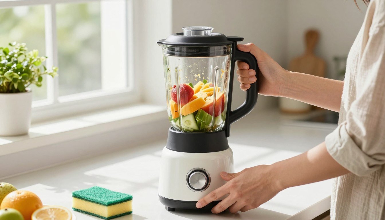 como limpar liquidificador