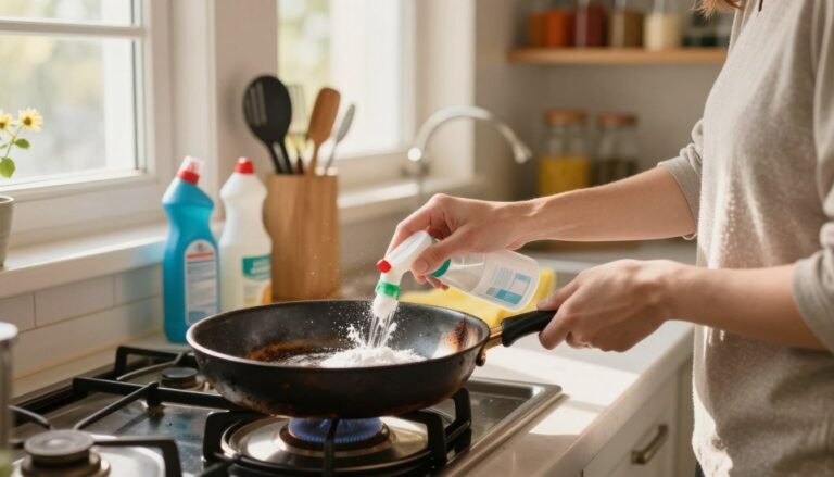 como limpar panela queimada