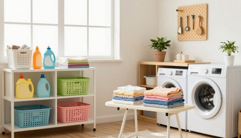 como organizar área de serviço