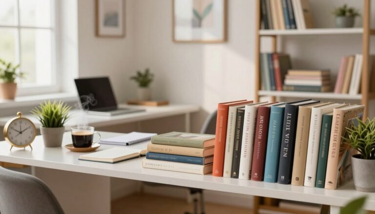 como organizar estante de livros