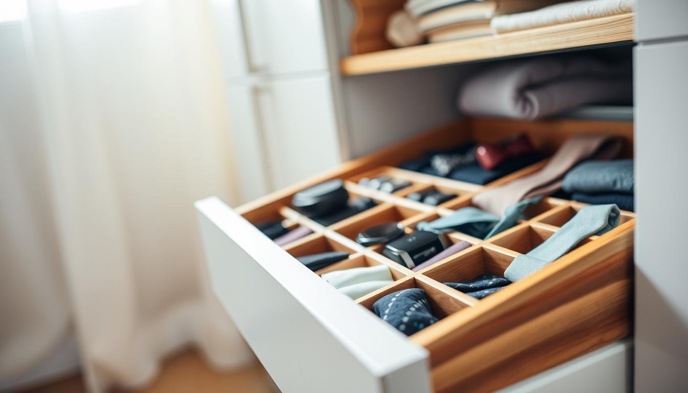 como organizar gavetas / colmeias organizadoras