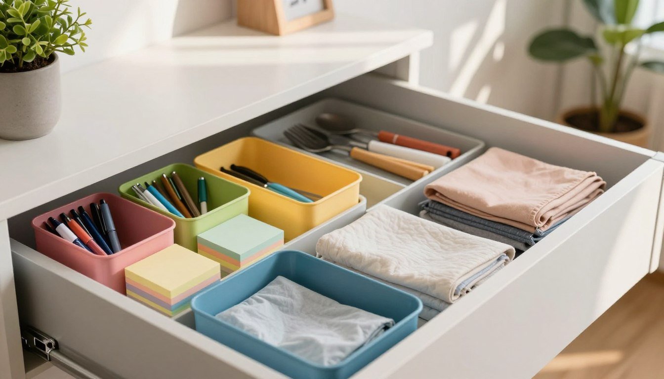 como organizar gavetas