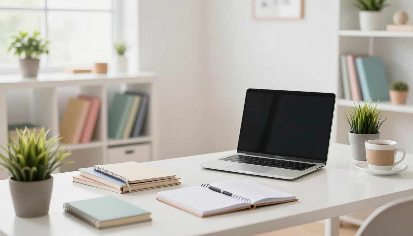 como organizar mesa de trabalho
