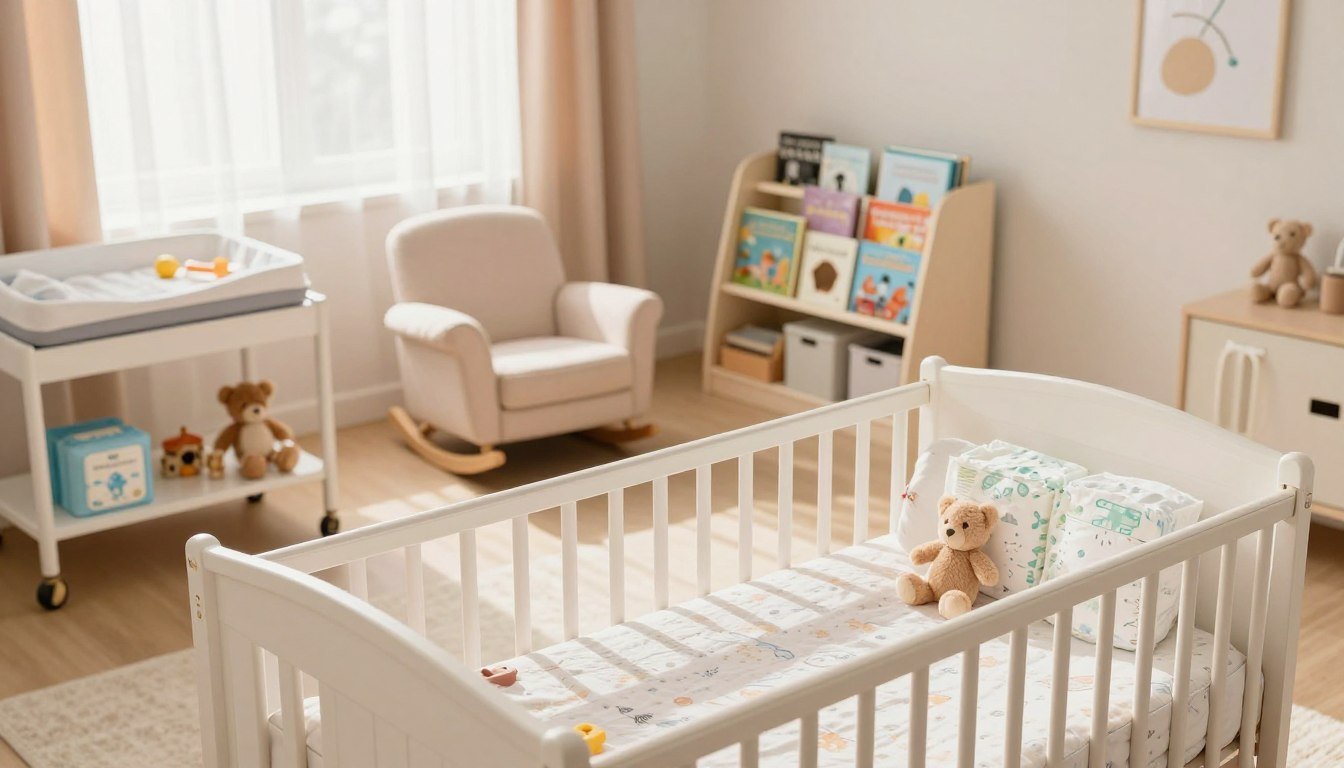 como organizar quarto de bebê