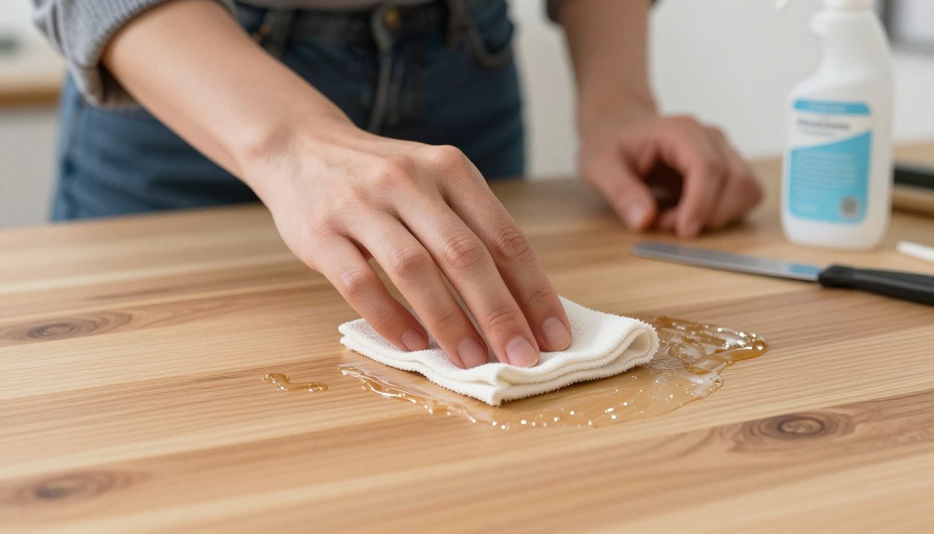 como tirar resto de cola de adesivo