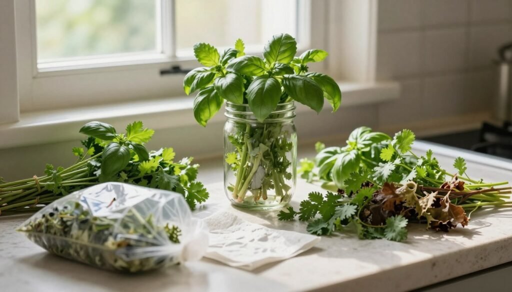 erros ao conservar ervas