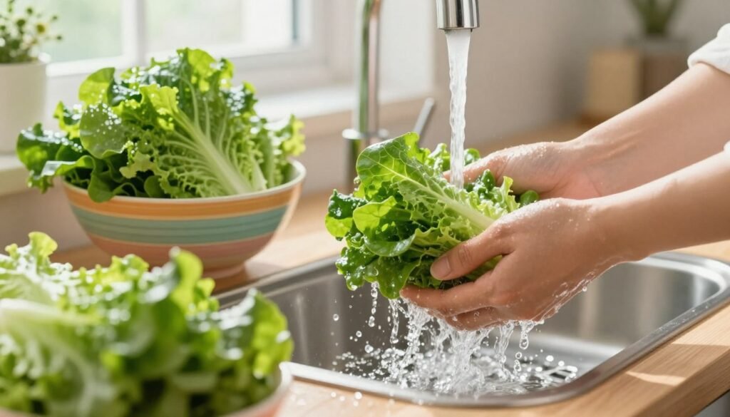 higienização folhas