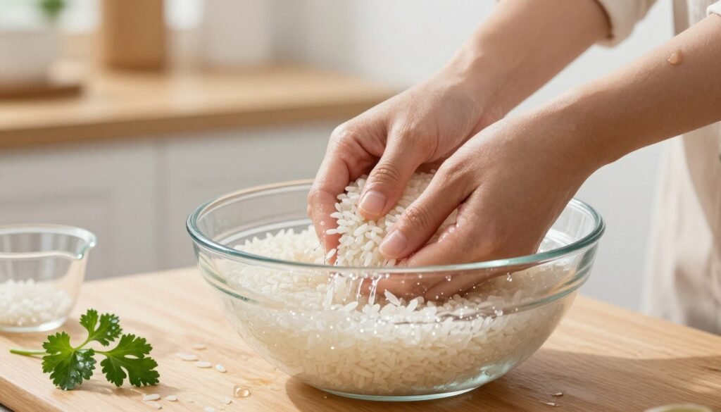 lavar arroz lavar arroz