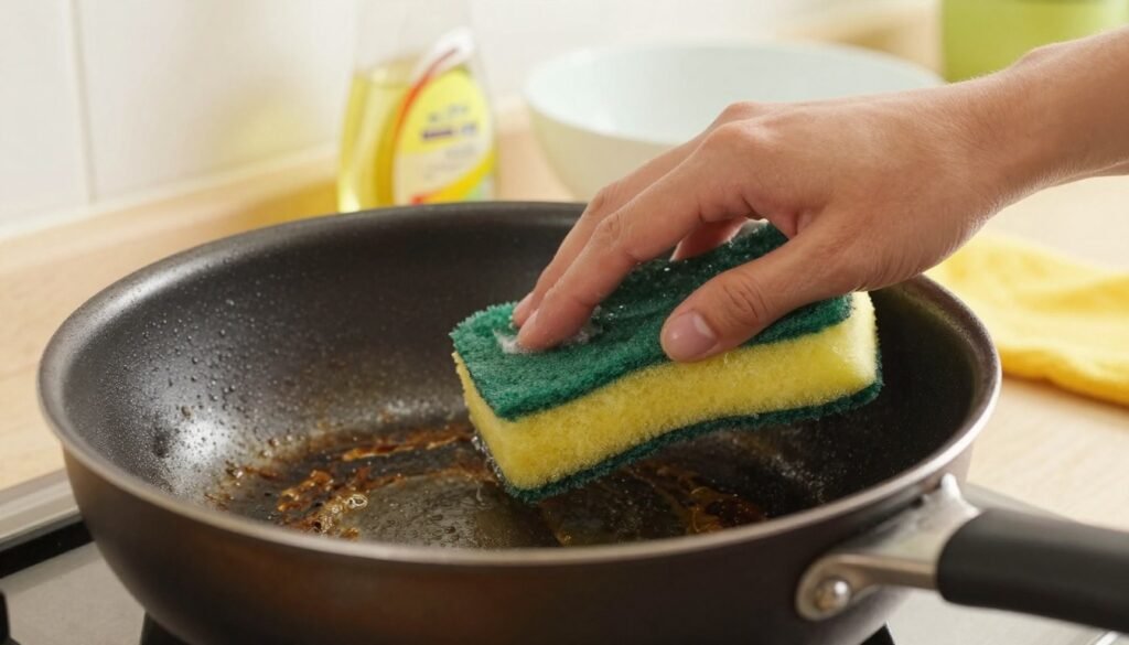 limpar panela queimada