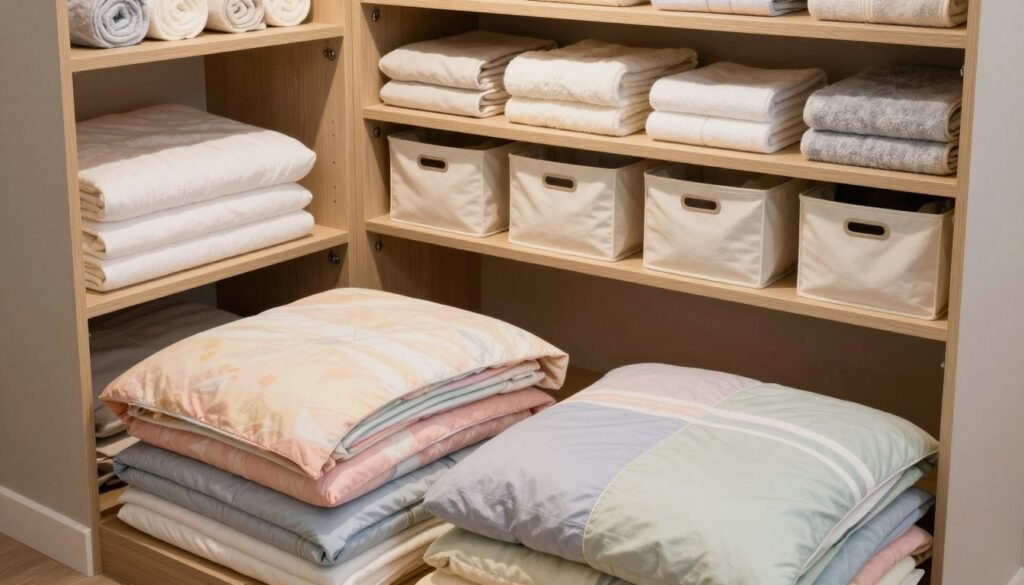 organizar roupa cama