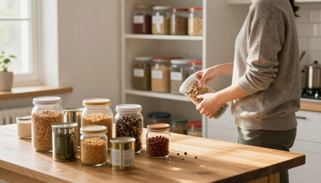 preparação despensa