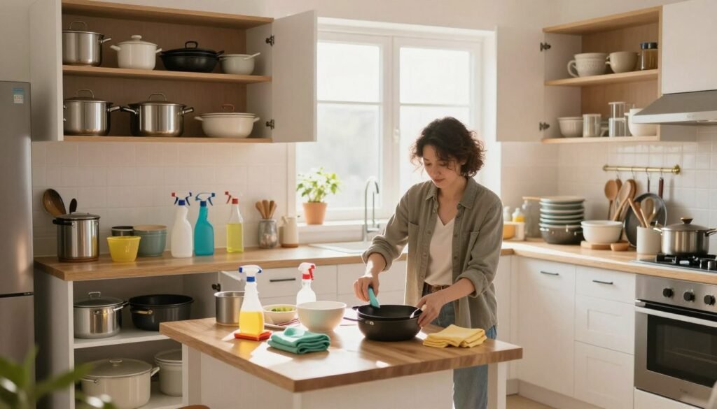 preparação limpeza geral