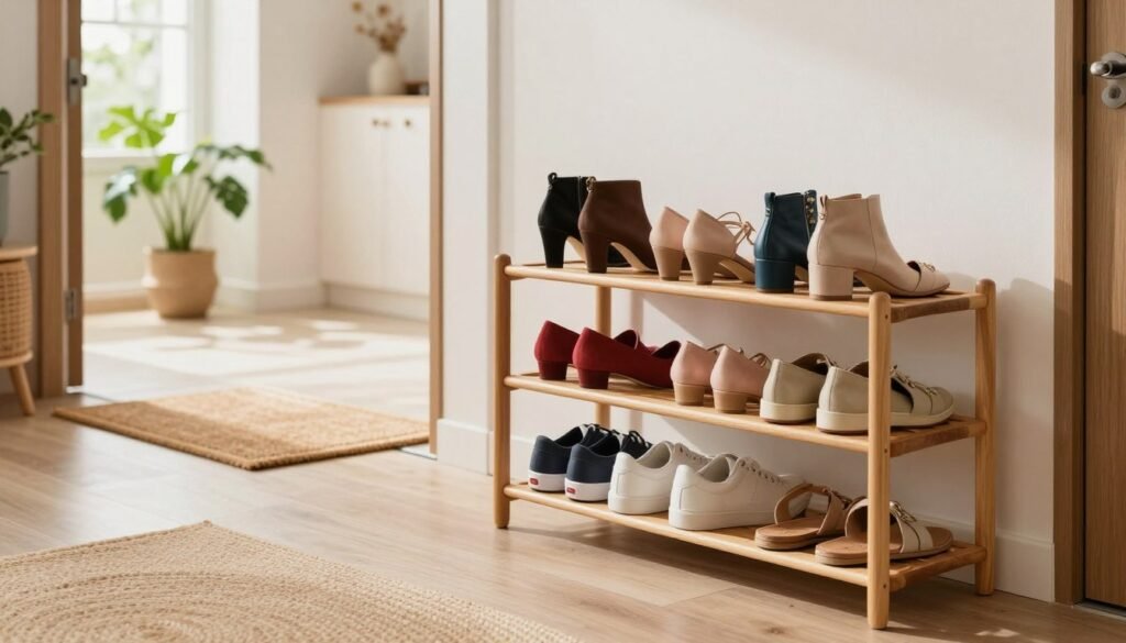 sapateira na entrada