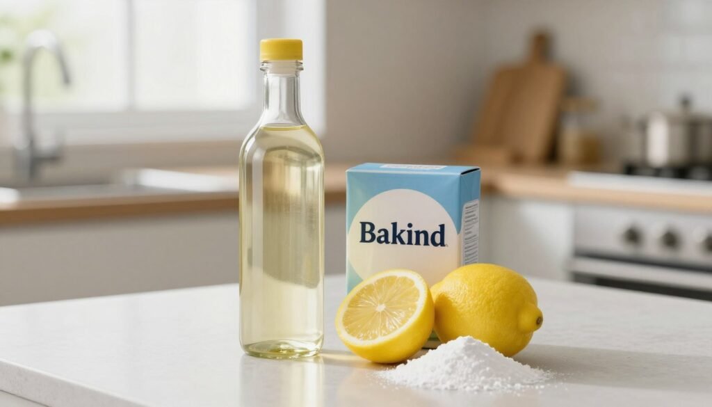 vinagre bicarbonato limão